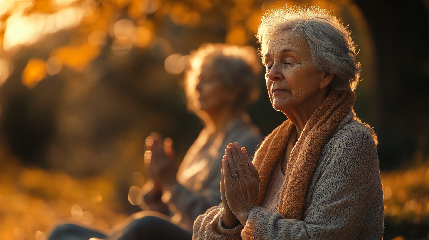 Йога для старших людей